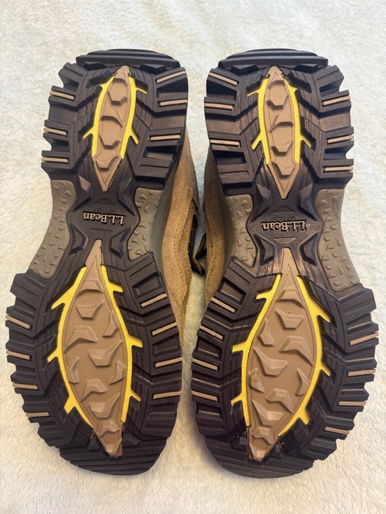 NWOT - L.L. Bean Men\'s Tan and Black Comfort Ride Waterproof Shoes main image 5